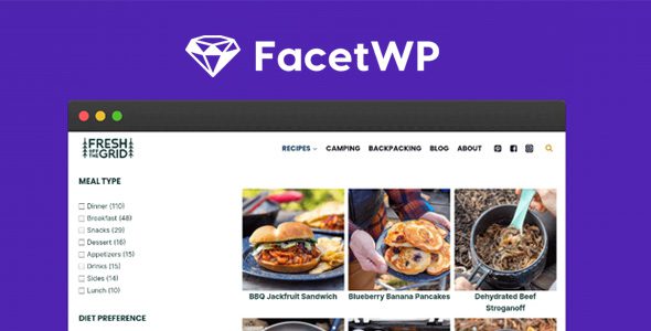 FacetWP - Advanced Filterings Plugin For WordPress + Addons