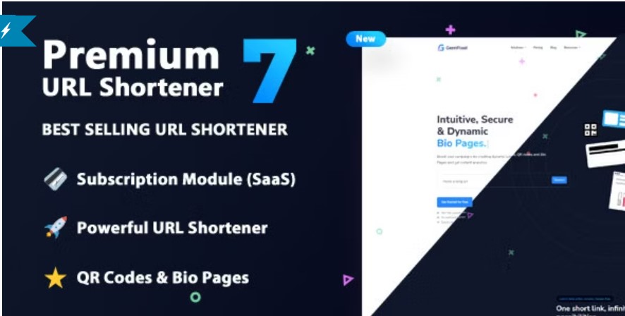 Premium URL Shortener - Link Shortener, Bio Pages & QR Codes