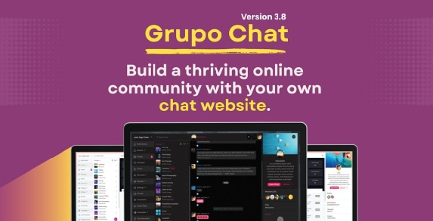 Grupo Chat - Chat Room & Private Chat PHP Script