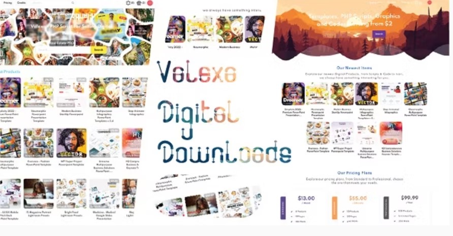 Valexa PHP Script For Selling Digital Products And Digital Downloads