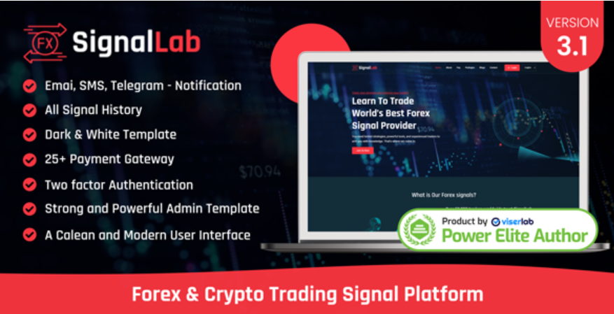 SignalLab - Forex And Crypto Trading Signal Platform